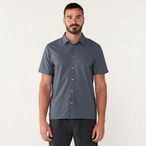 Vuori Men's Charcoal Button Down Shirt